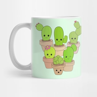 Cacti Family Mug